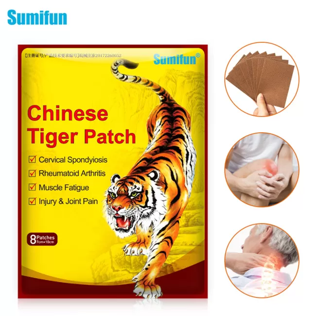 Chinese Red Tiger Patch (English packaging) 4 Packs 32 Each